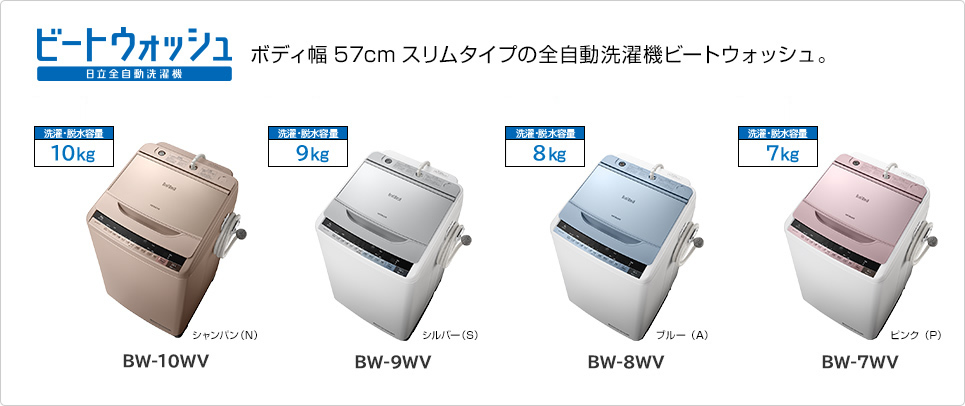 洗濯機を買うのに悩んだ結果、日立のビートウォッシュBW-10WVを購入 | はてなの果てに。